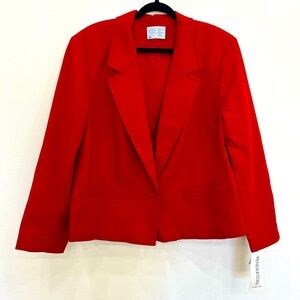 Pendleton dead stock VTG 100% wool Red blazer jacket old money sz.44  classic